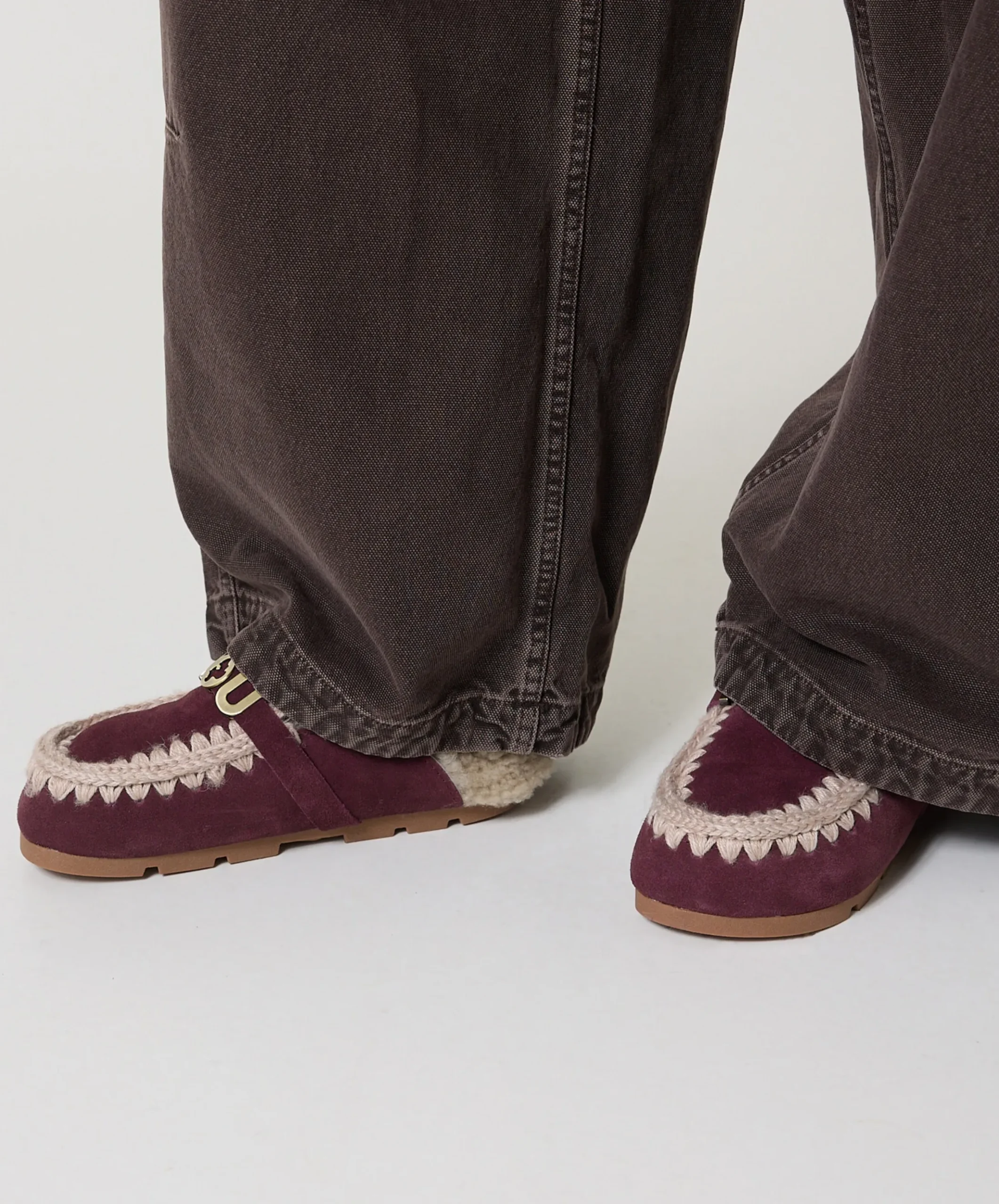 WINTER BIO SLIDE - LOGO dames clogs bordeaux