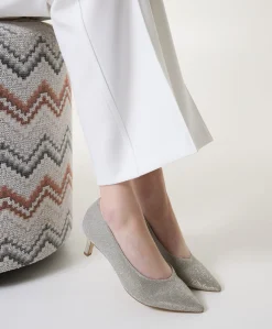 Women Court Sho pumps zilver