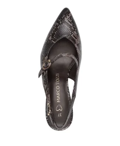 Women Sling dames sandalets bruin