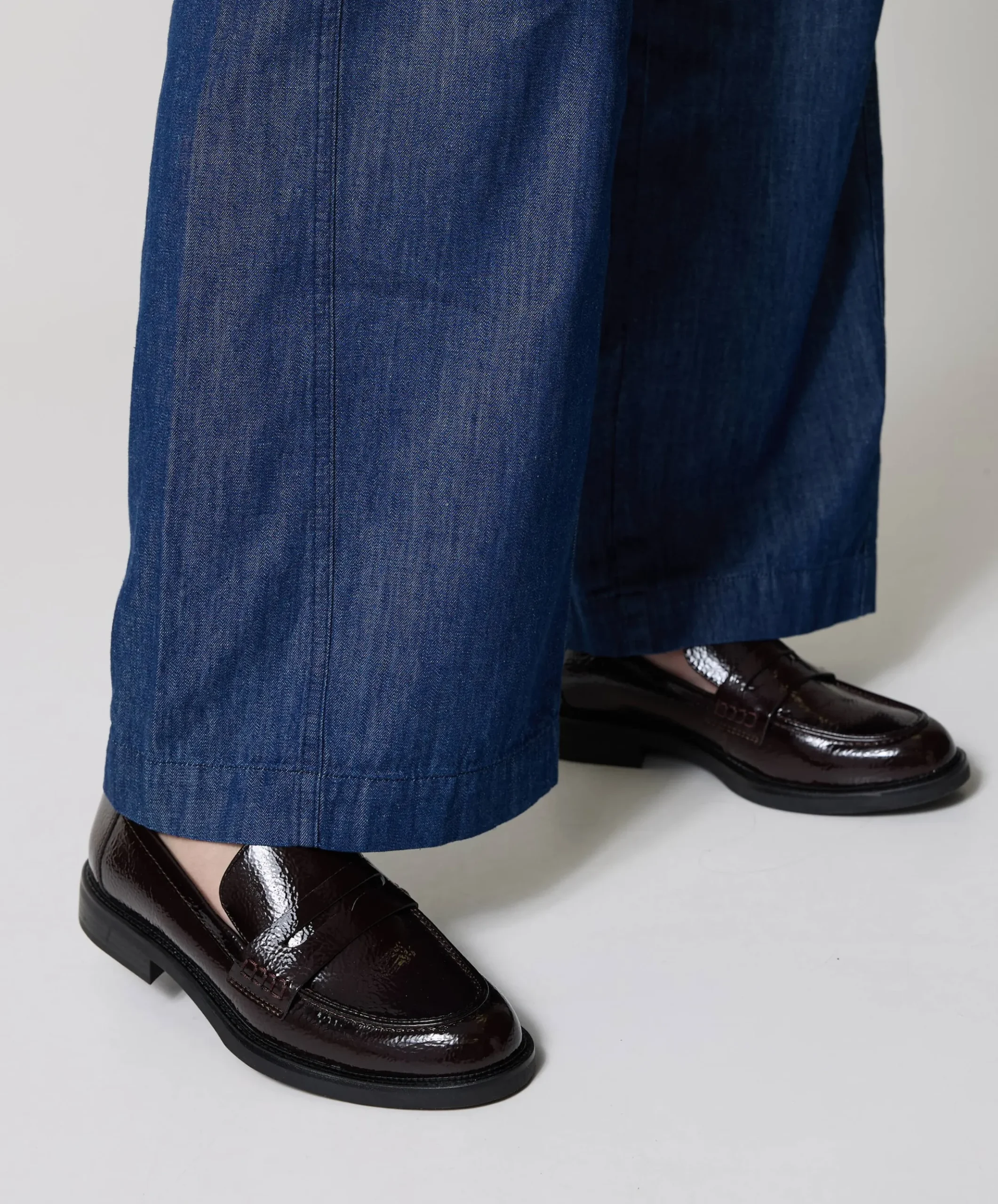 Women Slip-on dames loafers bruin