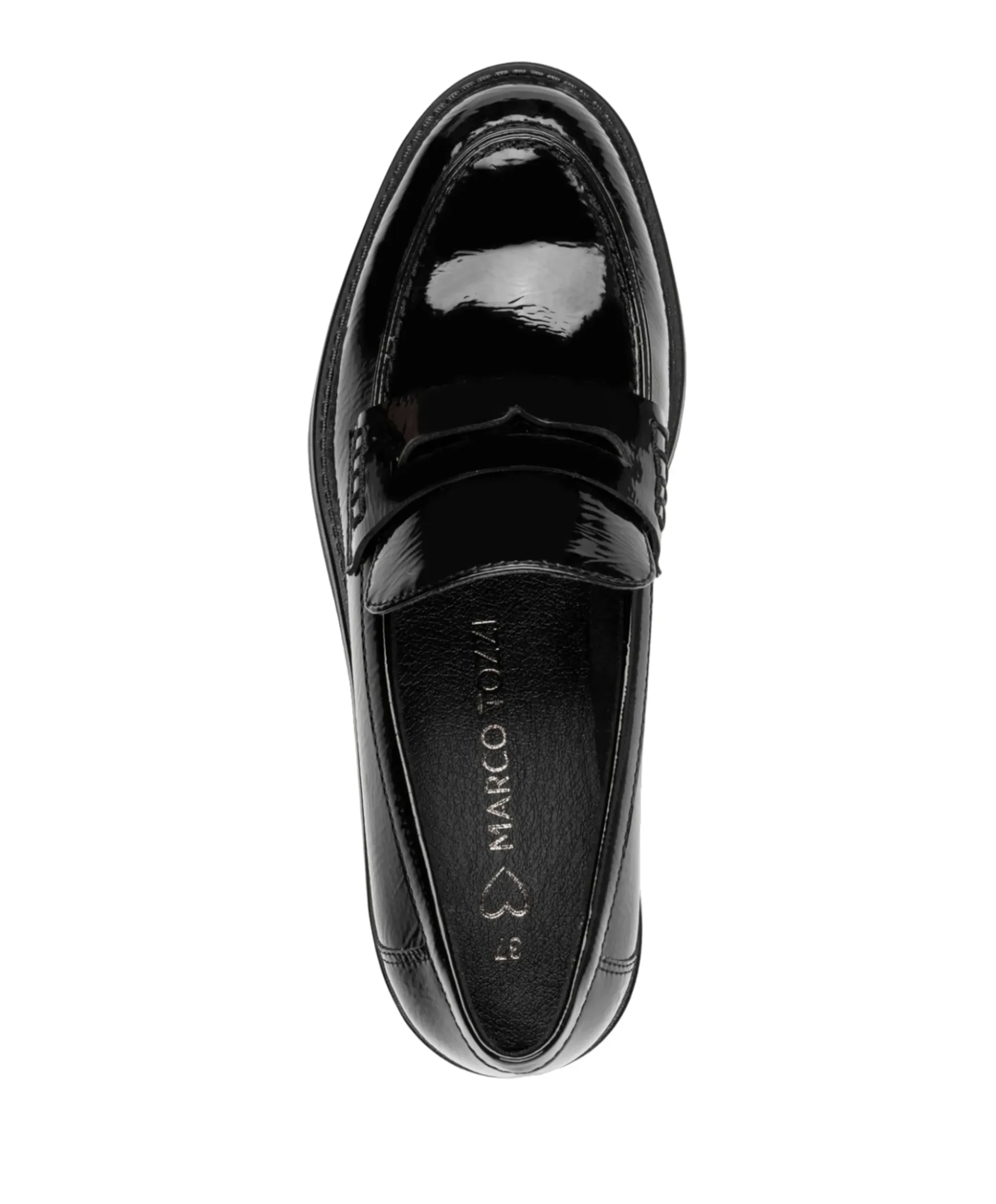 Women Slip-on dames loafers zwart