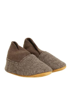 Wool Rib uniseks pantoffels bruin