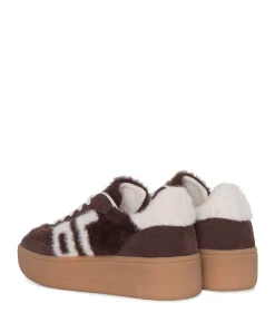 XXL dames sneakers bruin