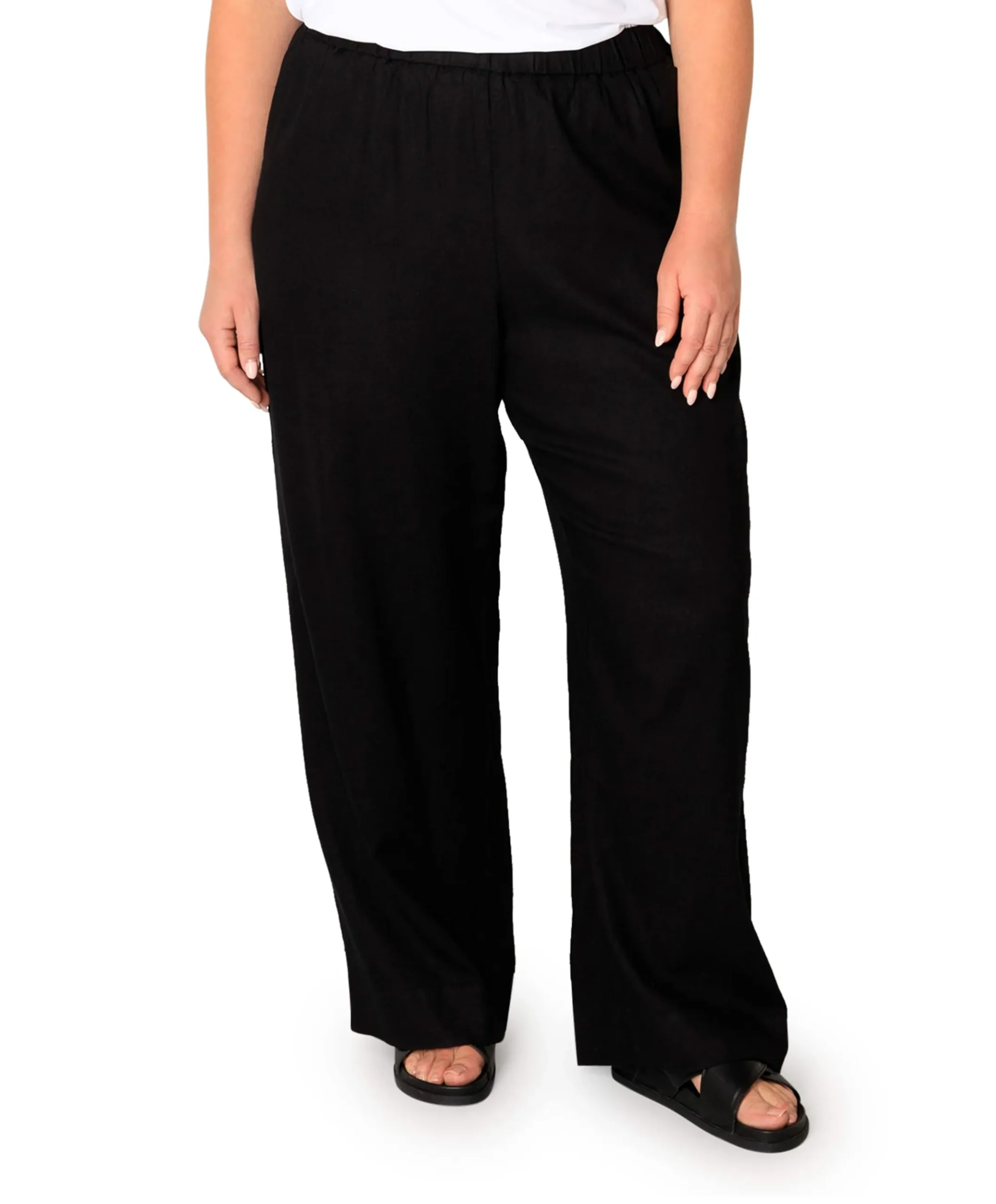 Yula dames broek zwart