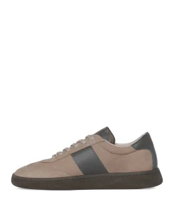 ZACK NUB LTHR heren sneakers beige