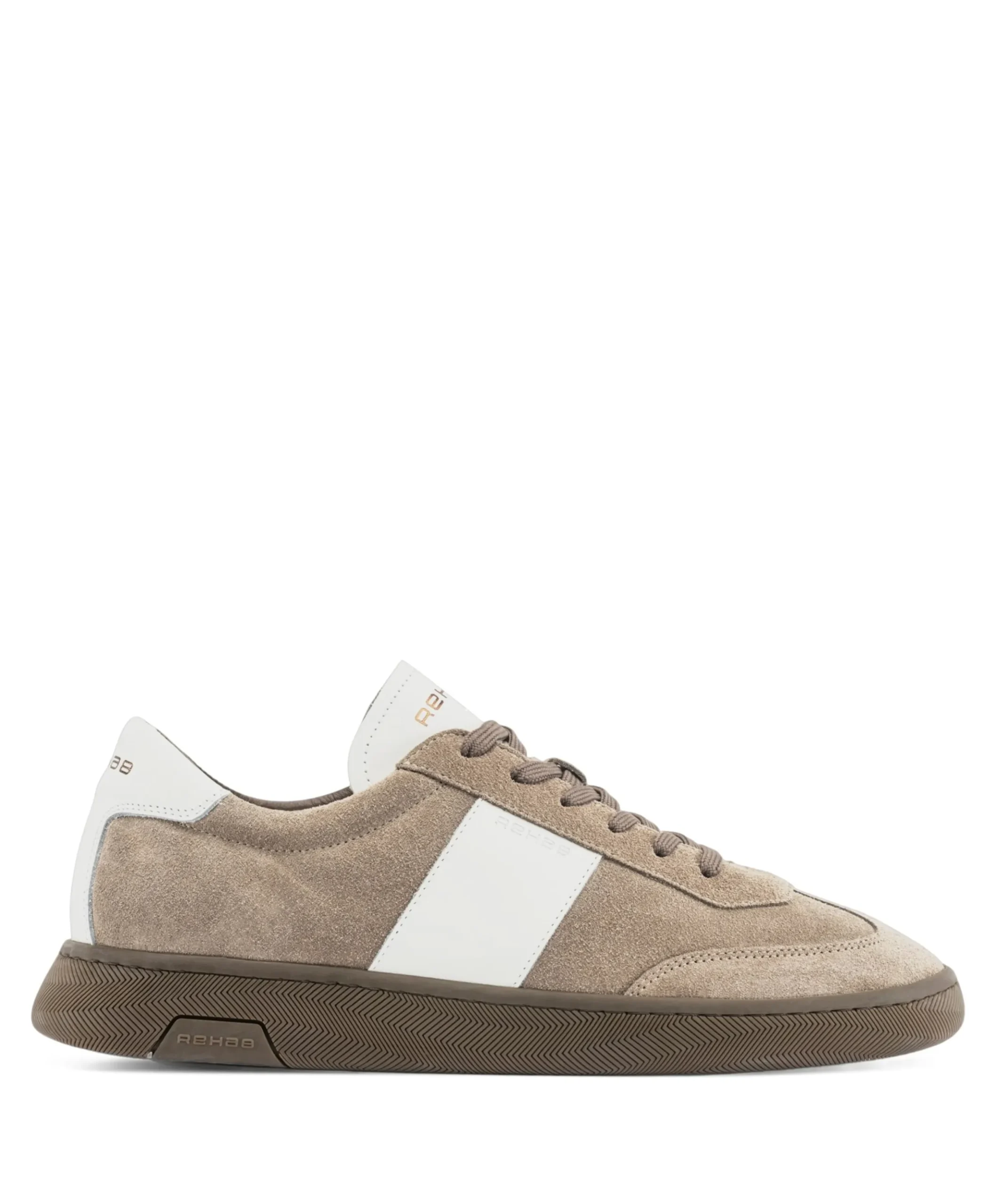Zack sue LTHR heren sneakers beige