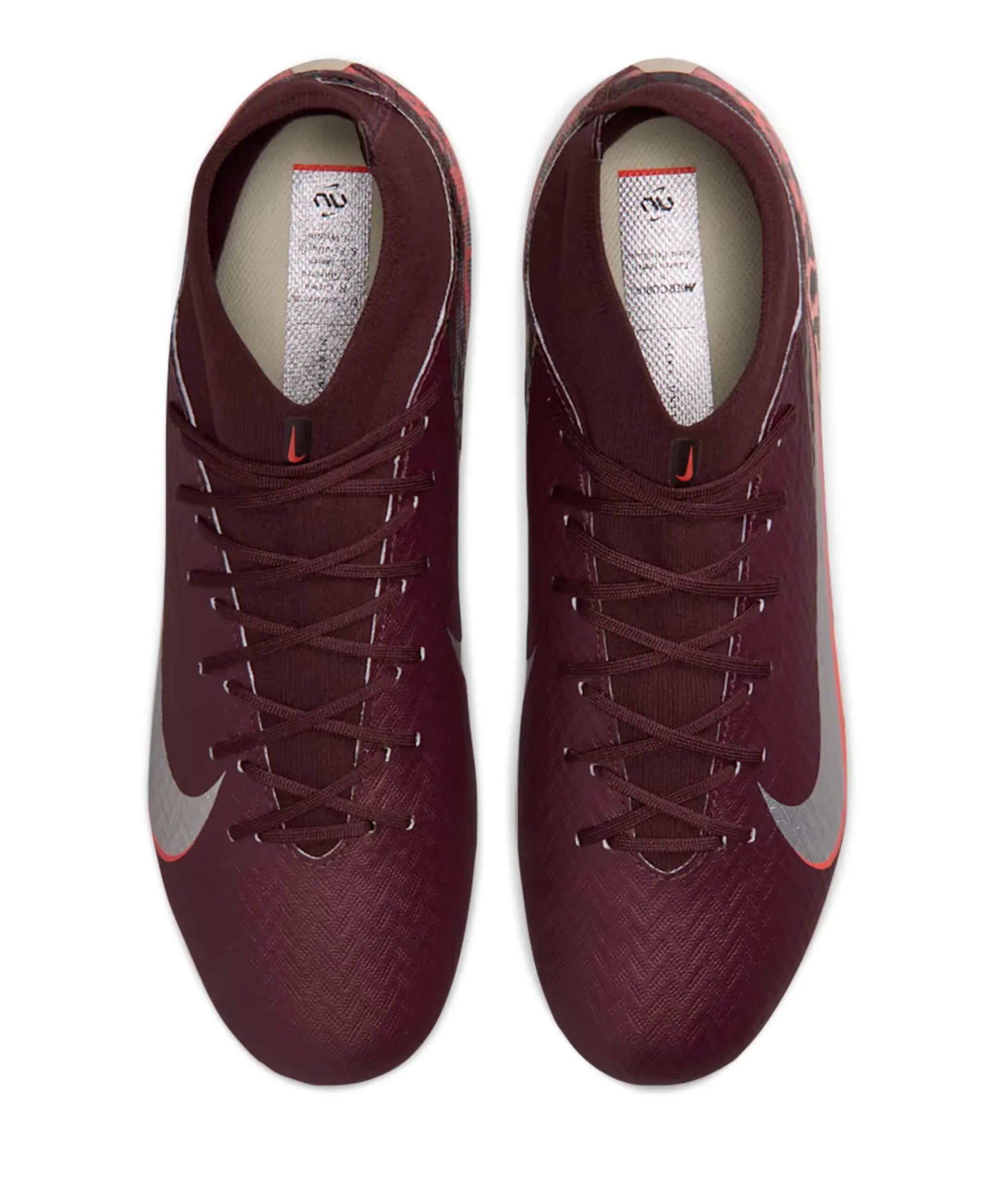 Zm Superfly 10 Acdmy Fg/mg Nu3 heren voetbalschoenen bordeaux